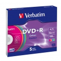 Verbatim DVD+R Colour slim 5